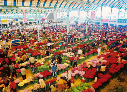 بازار گل و گل فروشی